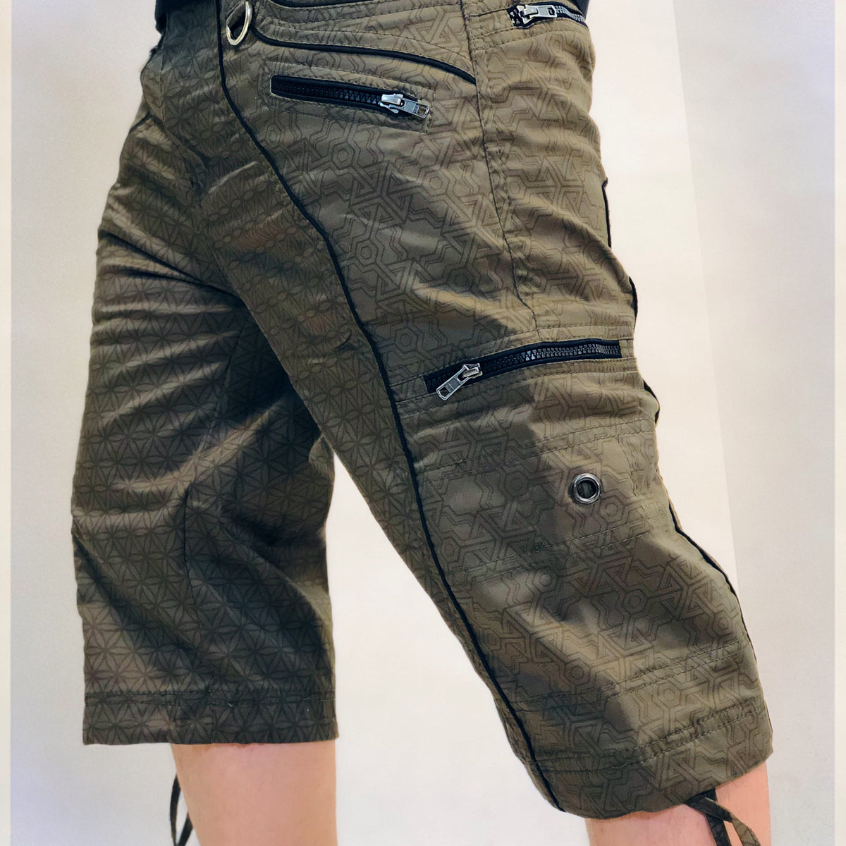 Shorts - FOL 3/4 cargo - Pythagoras Light green