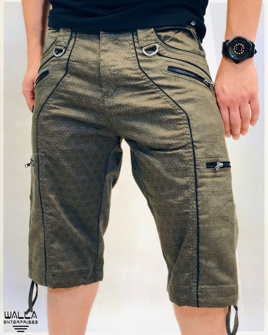 Shorts - FOL 3/4 cargo - Pythagoras Light green