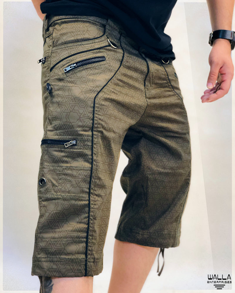 Shorts - FOL 3/4 cargo - Pythagoras Light green