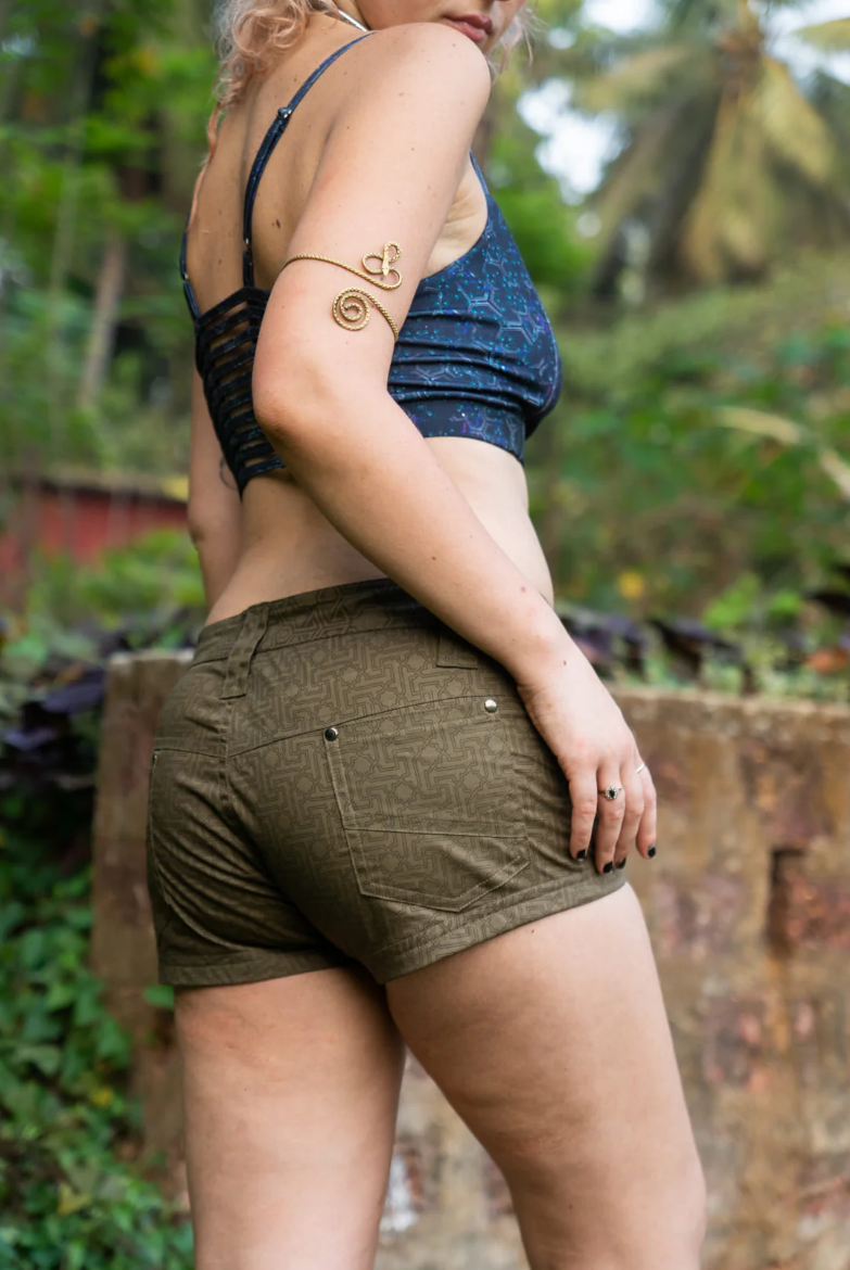 Shorts - Yantra - Beige Khaki