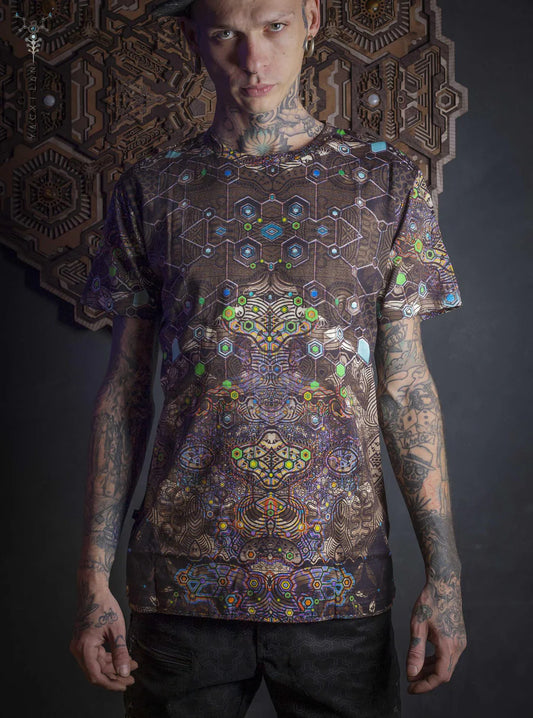 T-Shirt Men / Cotton Bamboo All over print - PSYGALAK