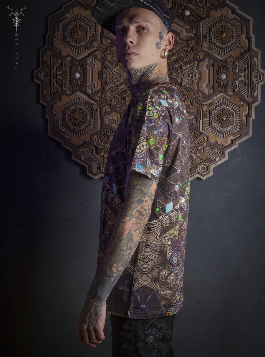 T-Shirt Men / Cotton Bamboo All over print - PSYGALAK