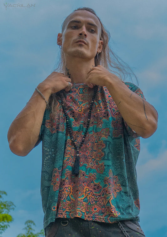 T-Shirt Men / Cotton Supima AOP - ATLANTIS