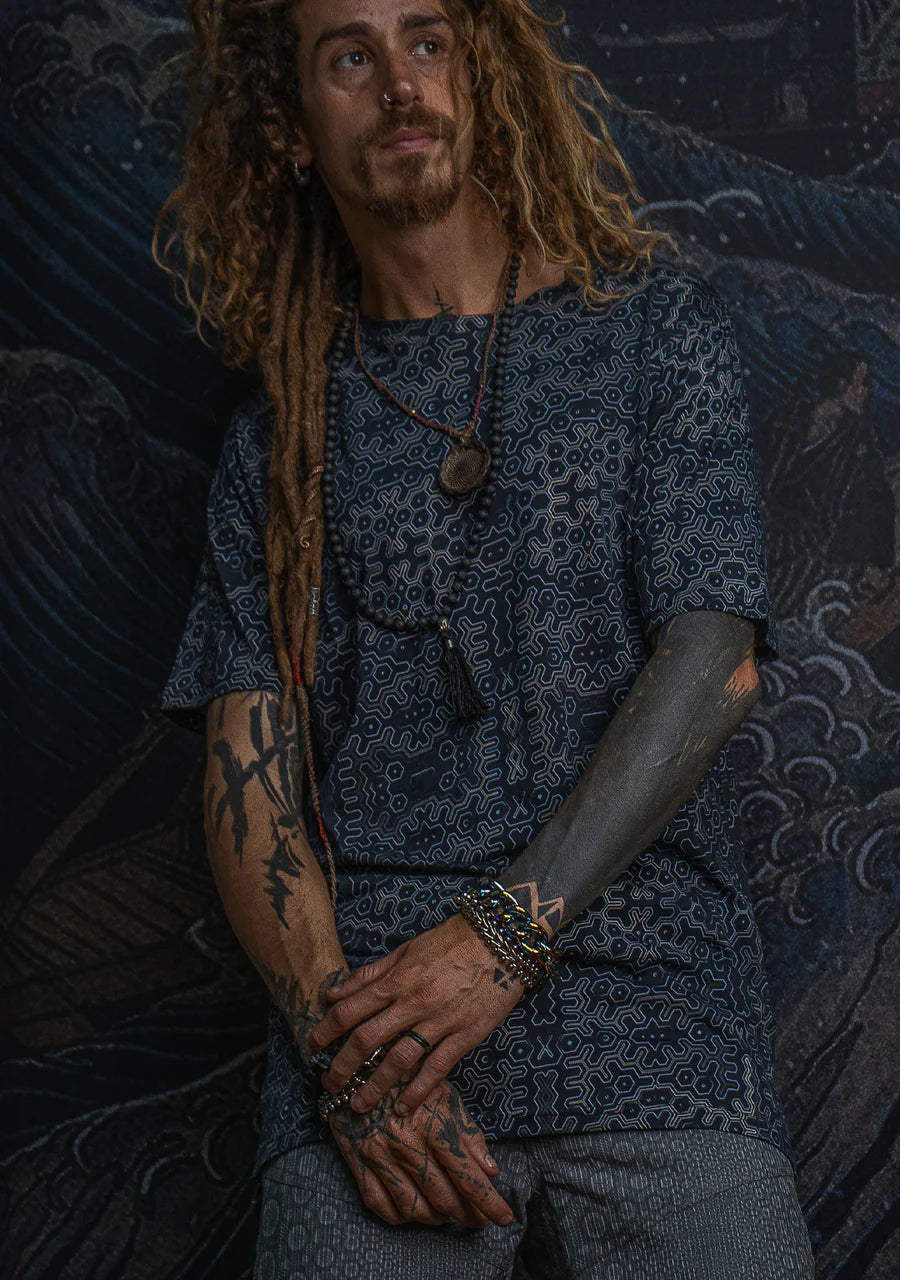 T-Shirt Men / Cotton Supima AOP - DAYDREAMER