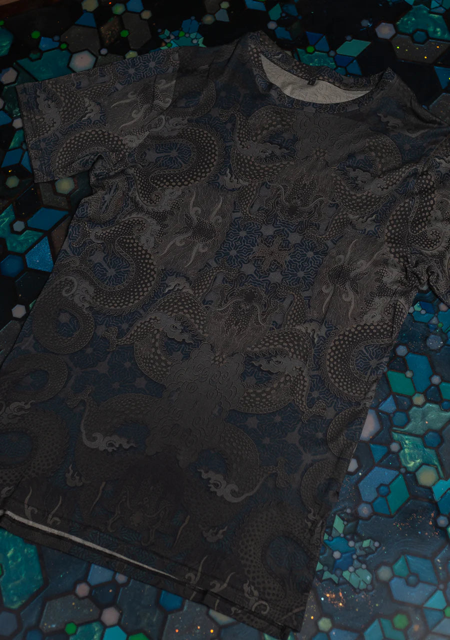 T-Shirt Men / Cotton Supima AOP - DRAGONS