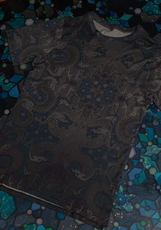 T-Shirt Men / Cotton Supima AOP - DRAGONS
