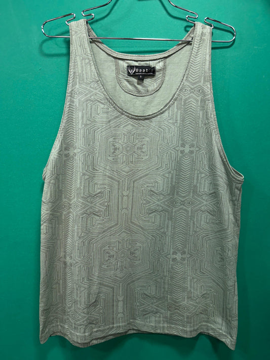 Tank T-shirt - METANOIA - light green