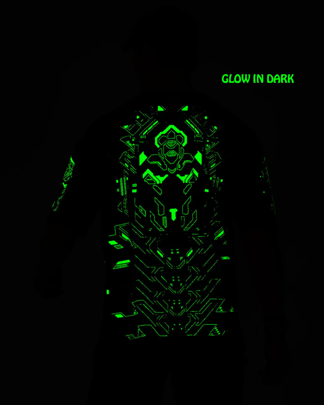 Oversize T-Shirt -Cyberpunk Skull
