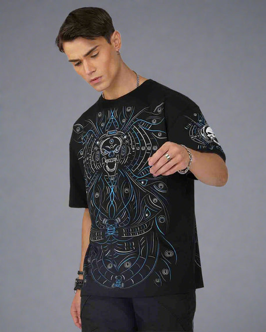 Oversize T-Shirt - DJ Skull Trance