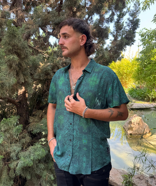 Viscose Shirt - Acid Forest