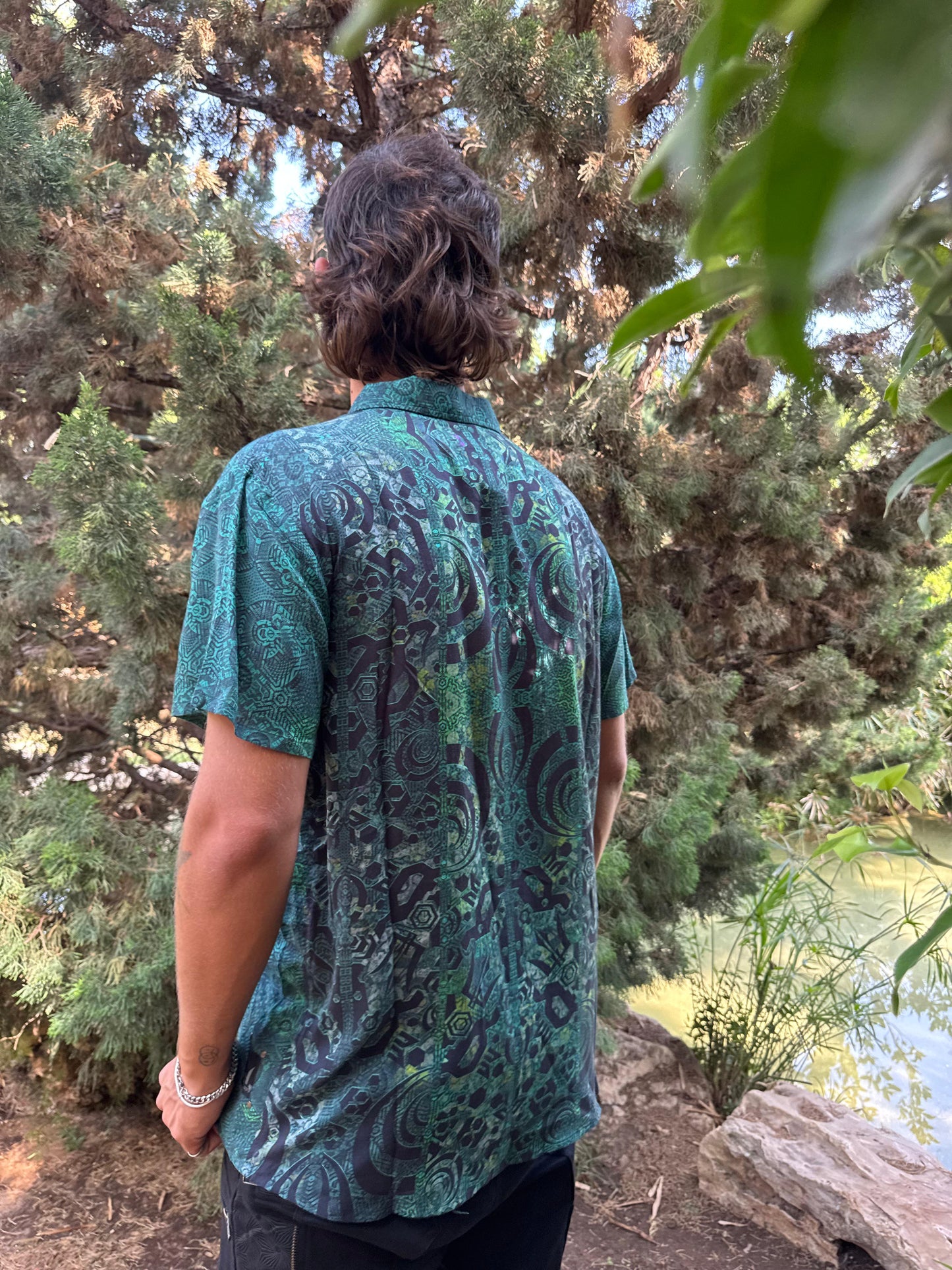 Viscose Shirt - Acid Forest