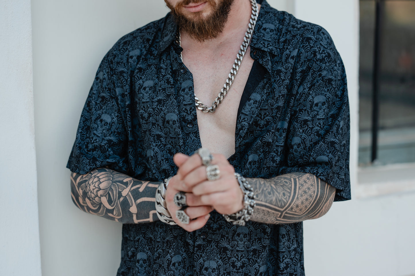 Viscose Shirt - CANCUN SKULL