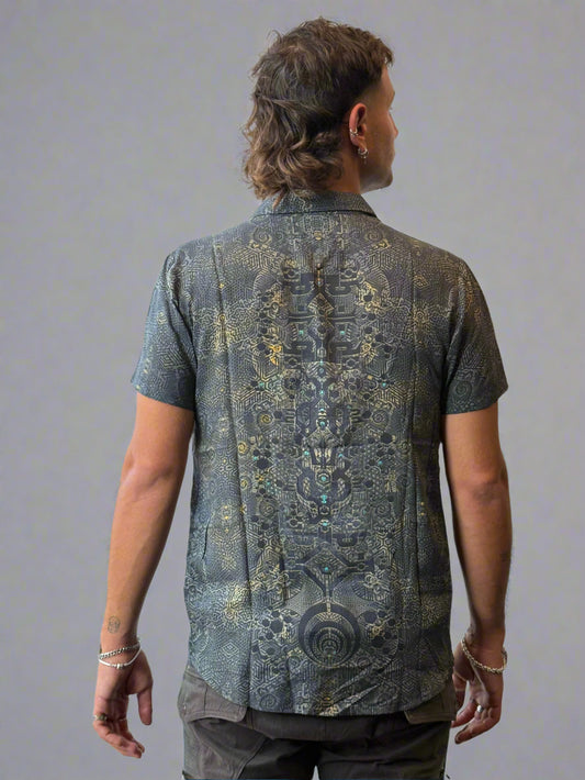 Viscose Shirt - Fraktal Totem