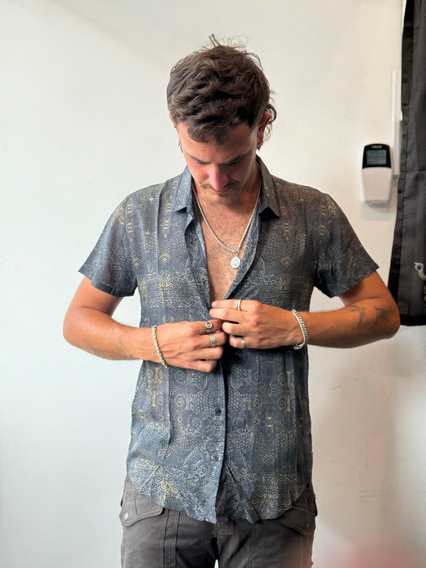 Viscose Shirt - Fraktal Totem