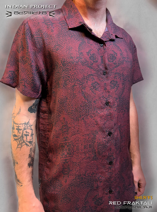 Viscose Shirt - Red Fraktali