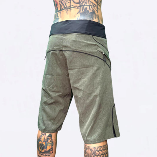 Board Shorts - MAGMA CODEX - green
