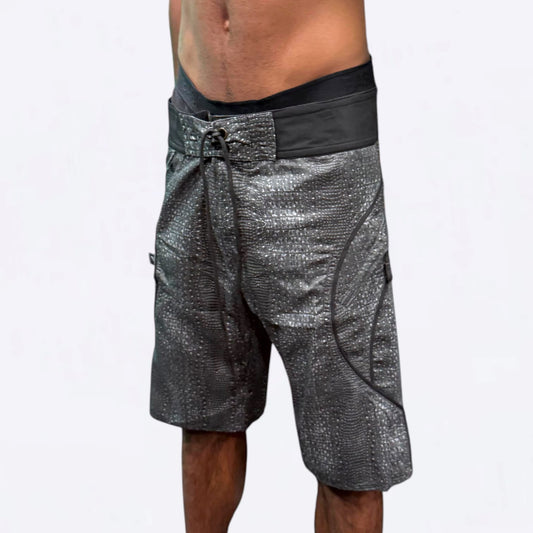 Board Shorts - Black Illusions