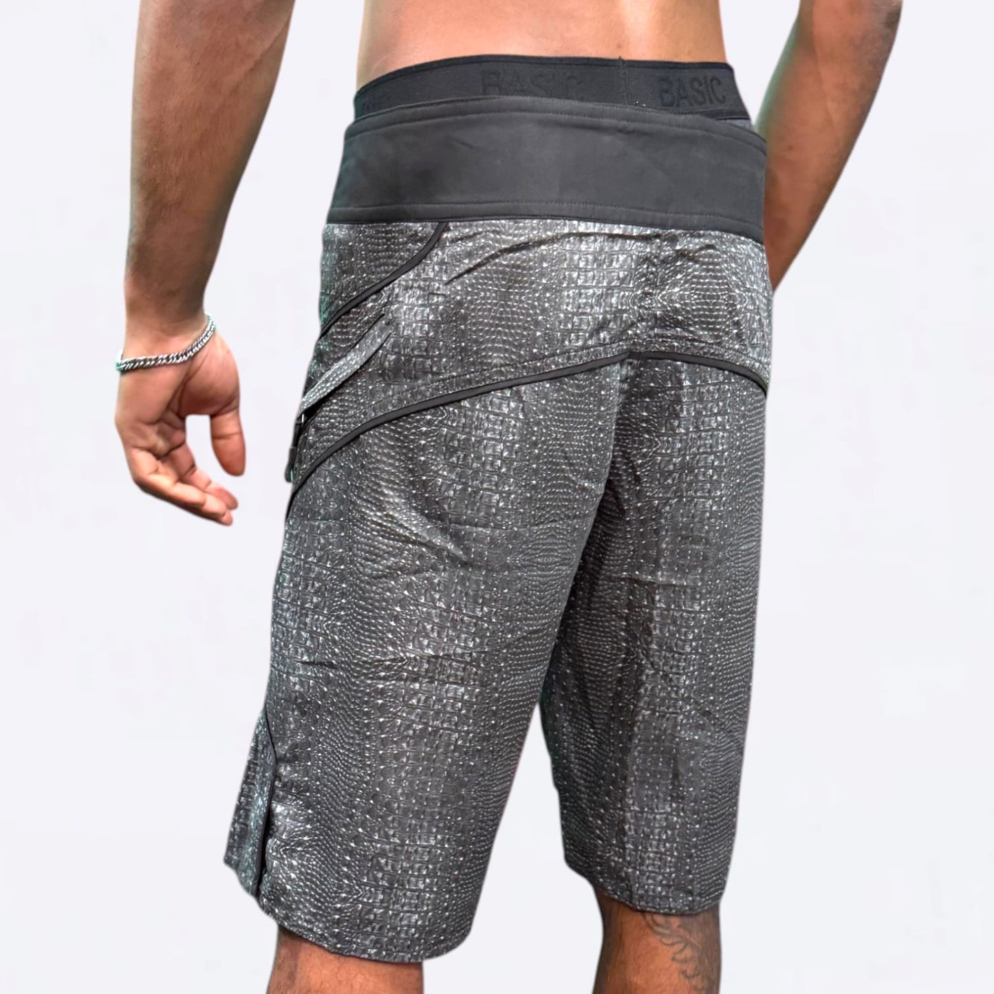 Board Shorts - Black Illusions