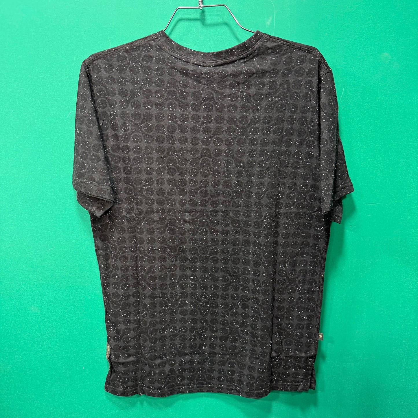 T-Shirt Men / Cotton Supima AOP - Black TETRIS