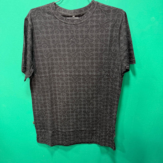 T-Shirt Men / Cotton Supima AOP - Black TETRIS