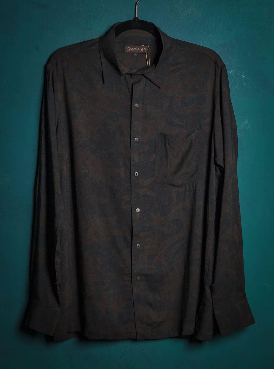 Yacxilan - Full Sleeves viscose - GOLDEN DRAGON