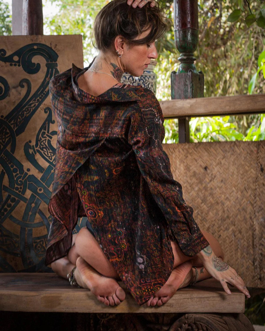 Yacxilan - Longsleeve Backsplit - Chinese Silk