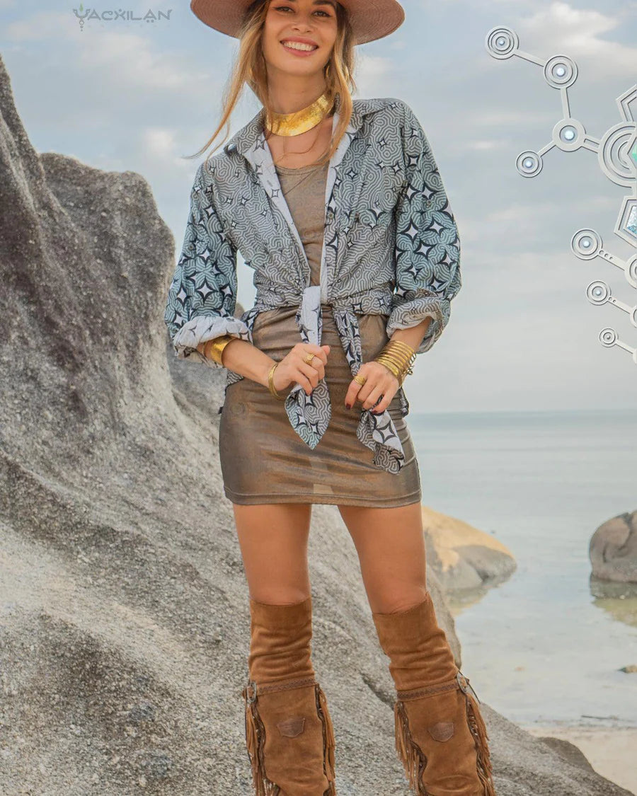 Yacxilan - Longsleeve Piratechic cotton - STARLIGHT